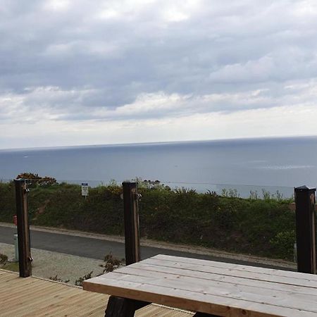 Sunset Sea View Chalet With Hot Tub Torpoint Eksteriør bilde