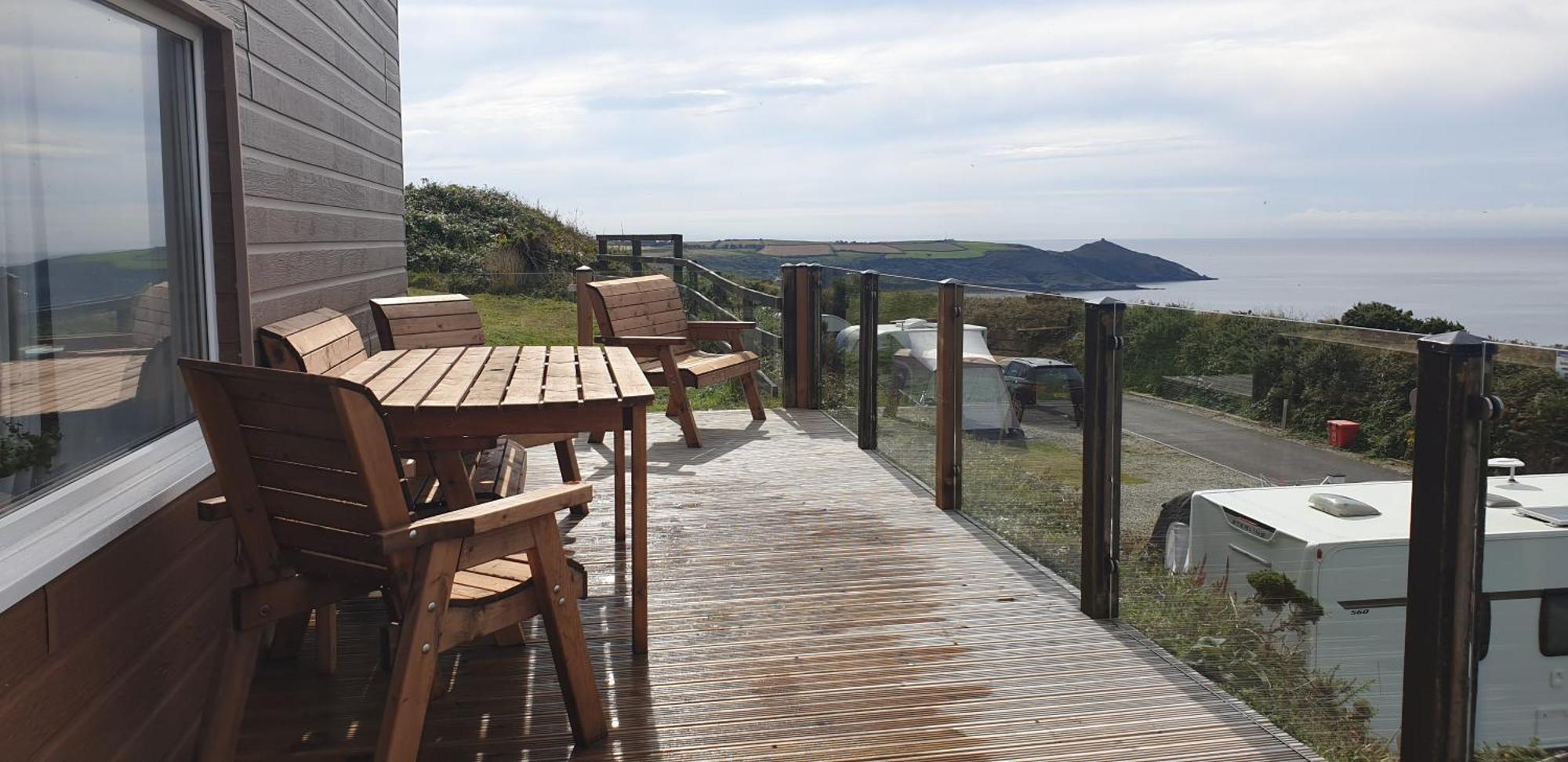 Sunset Sea View Chalet With Hot Tub Torpoint Eksteriør bilde